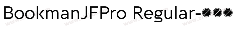 BookmanJFPro Regular字体转换